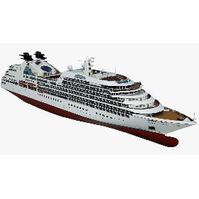 Cruise Ship Seabourn Sojourn 3D model